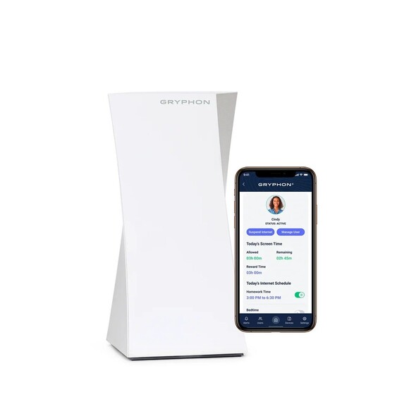 Gryphon Tower Super-Fast Mesh WiFi Router – Advanced FirewallParental Control